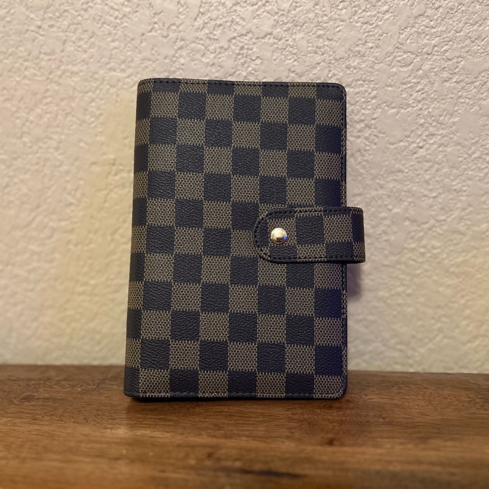 Brown Checkered  A6 Agenda Planner - Budget Binder - Picture 2 of 8